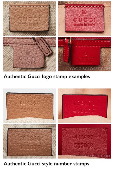 vintage gucci label|authentic gucci bag labels.